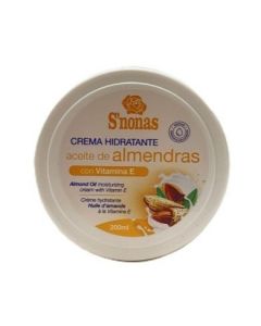 Crema Hidratante Aceite De Almendra S'nonas (200 ml)