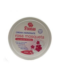 Crema Hidratante Rosa Mosqueta S'nonas (200 ml)